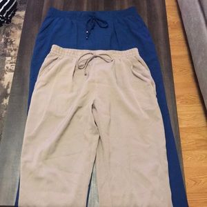 2 pairs of silk pants!